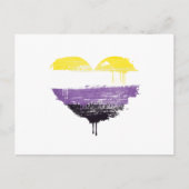 NONBINÄRHERZ POSTKARTE (Vorderseite)