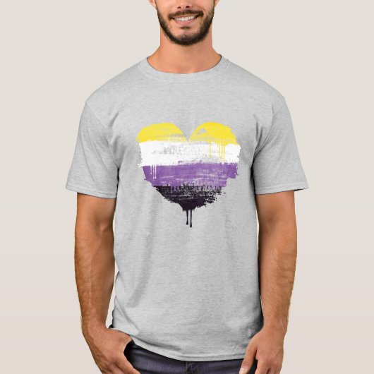 NONBINÄRHERZ T-Shirt (Vorderseite)