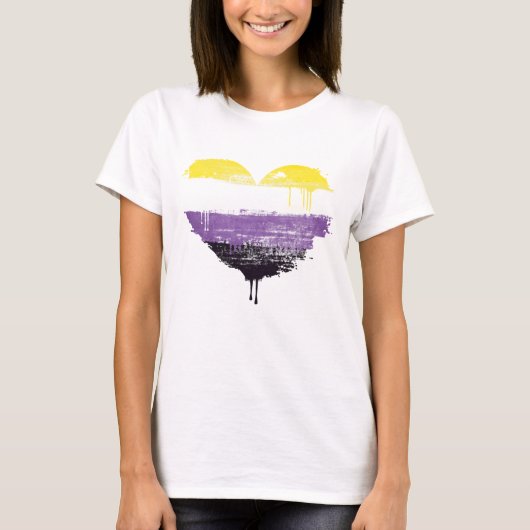 NONBINÄRHERZ T-Shirt (Vorderseite)
