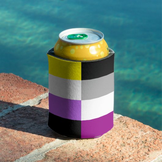 Nonbinary Asexual Dual Pride Flag Dosenkühler (In Situ Pool)
