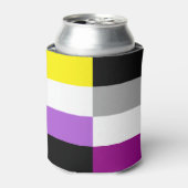 Nonbinary Asexual Dual Pride Flag Dosenkühler (Kanne Vorderseite)