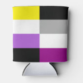 Nonbinary Asexual Dual Pride Flag Dosenkühler (Vorderseite)