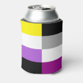 Nonbinary Asexual Dual Pride Flag Dosenkühler (Kanne Rückseite)
