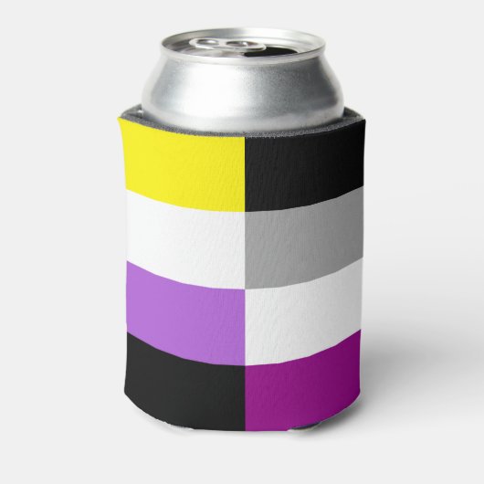 Nonbinary Asexual Dual Pride Flag Dosenkühler (Kanne Rückseite)