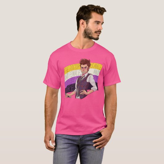 Nonbinary Doctor Who Fourteenth Doctor funny T-Shirt (Vorne ganz)