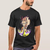 Nonbinary Dragon FIre LGBTQ Nonbinary Flag Nonbina T-Shirt (Vorderseite)