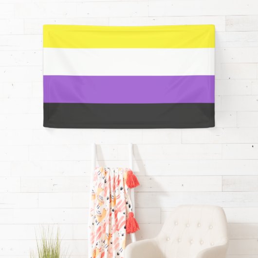 NonBinary Flag Banner (Insitu)