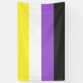 NonBinary Flag Banner (Vertikal)