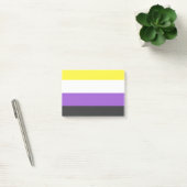 NonBinary Flag Post-it Klebezettel (Büro)