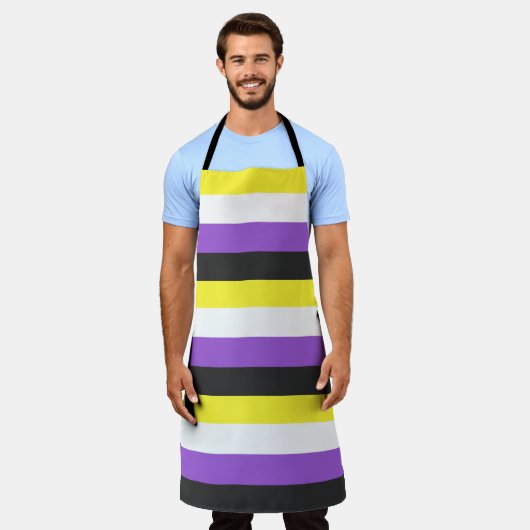 NonBinary Flag Schürze (Getragen)