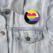 Nonbinary Panromantic Demisexual Stolz-Knopf Button (Beispiel)