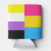 Nonbinary Pansexual Dual Pride Flag Dosenkühler (Rückseite)