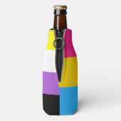Nonbinary Pansexual Dual Pride Flag Flaschenkühler (Flasche Rückseite)