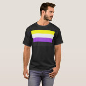 Nonbinary Pride Flag Premium T-Shirt (Vorne ganz)
