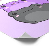 Nonbinary Pride Frog - Niedlicher Kawaii-Ästhetisc Poster (Ecke)