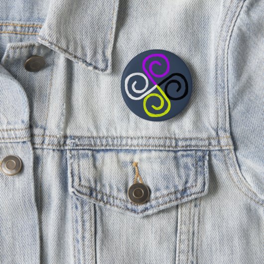 Nonbinary Stolz Button (Beispiel)