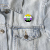 Nonbinary Stolz-Flaggenknopf Button (Beispiel)