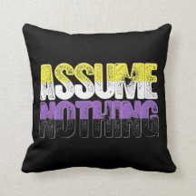 Nonbinary Stolz nehmen nichts an