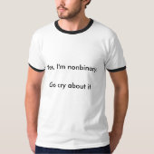 Nonbinary Stolz-Shirt T-Shirt (Vorderseite)