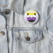 nonbinary Stolzkatzenknopf Button (Beispiel)