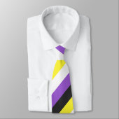 NonBinary Stripes Krawatte (Gebunden)