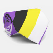 NonBinary Stripes Krawatte (Gerollt)