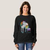 Nonbinary Unicorn Mama Sweatshirt (Vorne ganz)