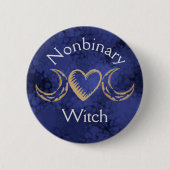 Nonbinary Witch 2 Button (Vorderseite)