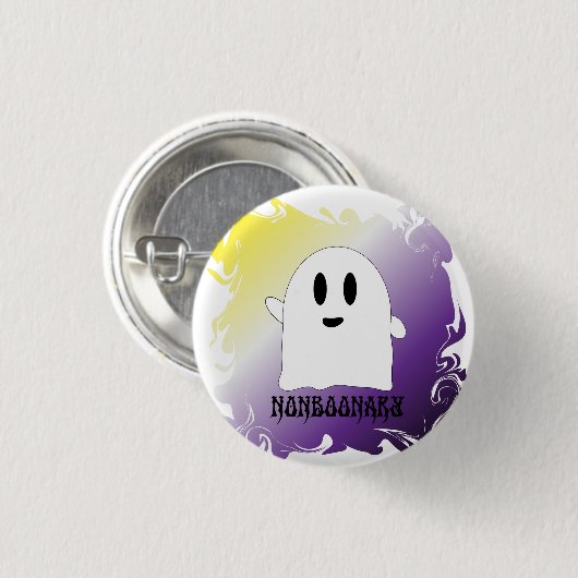 Nonboonary nonbinary button (Vorne & Hinten)