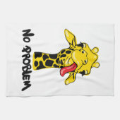 Nonchalant Giraffe: Keine PROBLEM-Einstellung Geschirrtuch (Horizontal)