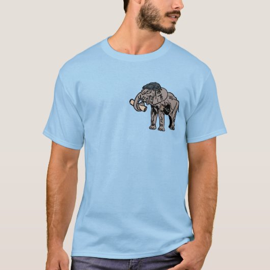 Nonchalant Jumbo Tee (Blau) (Vorderseite)