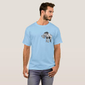 Nonchalant Jumbo Tee (Himmelblau) (Vorne ganz)