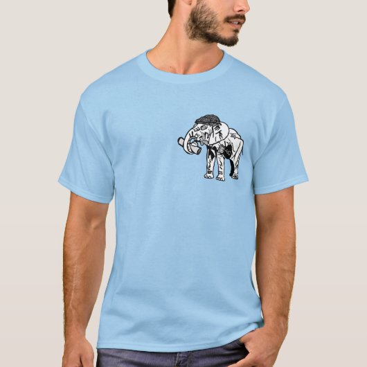 Nonchalant Jumbo Tee (Himmelblau) (Vorderseite)