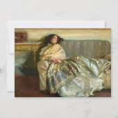 Nonchaloir, Repose by John Singer Sargent Dankeskarte (Vorderseite)