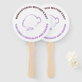 Noncustodial Mothers Biggest Fans Fächer (Vorne und Hinten)