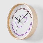 Noncustodial Mother's Day Clock Uhr (Winkel)