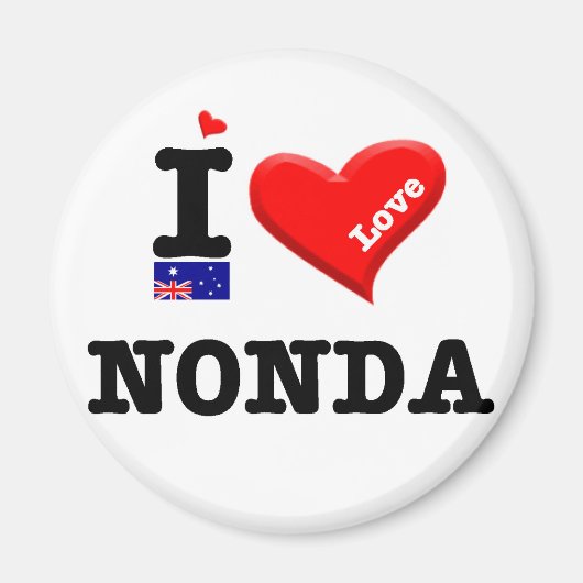 NONDA - I-Liebe Magnet (Vorne)
