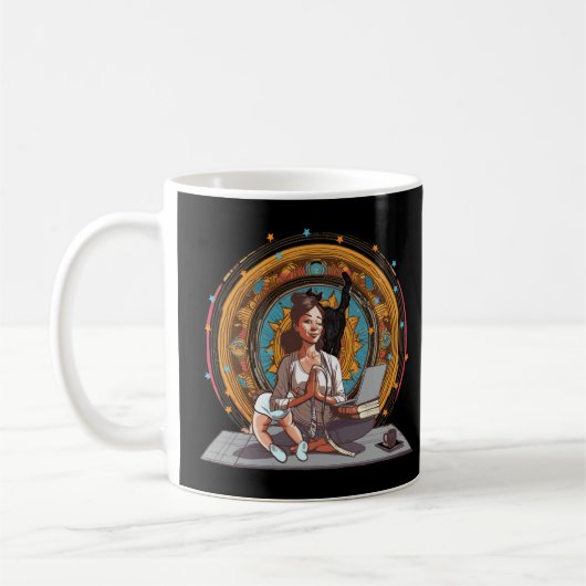 "NONE THE WISER" Multitasking-Mama Kaffeetasse (Links)