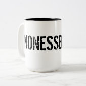 NONESSENZIELLE Tasse (Vorderseite Links)