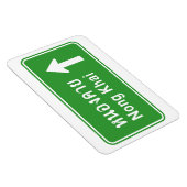 Nong Khai Ahead ⚠ Thai Highway Traffic ⚠ Magnet (Rechte Seite)