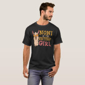 Noni of the Birthday Girl Lama Bday Party Celebra T-Shirt (Vorne ganz)