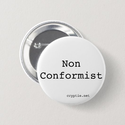 Nonkonformist Button (Vorne & Hinten)