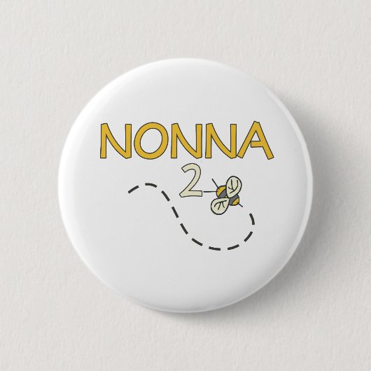 Nonna 2 Biene Button (Vorderseite)