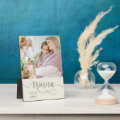 Nonna Calligraphy I Liebe You 3 Foto Creme Brown Fotoplatte (Seite)