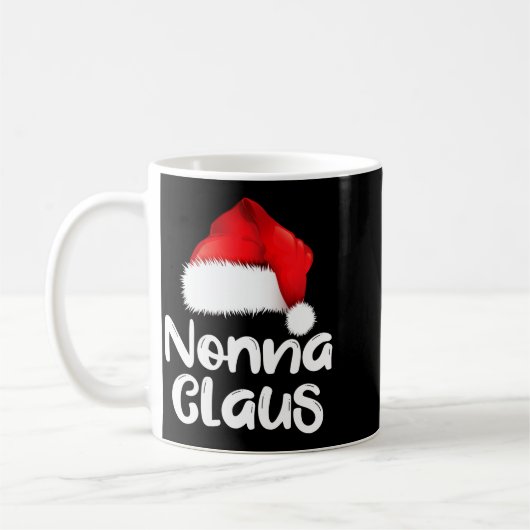Nonna Claus Christmas Family Matching Santa Hat Pa Kaffeetasse (Links)