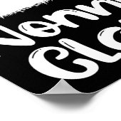 Nonna Claus Christmas Family Matching Santa Hat Pa Poster (Ecke)