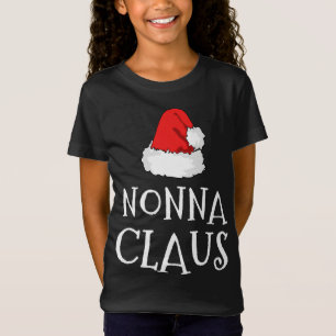 Nonna Claus Christmas Hat Family Pj Matching Group T-Shirt