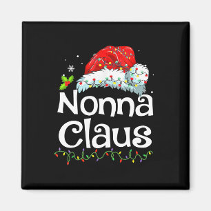 Nonna Claus Christmas Pajama Familie Matching Xmas Magnet