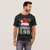 Nonna Claus Santa Funny Christmas Pajama Matching T-Shirt (Vorne ganz)