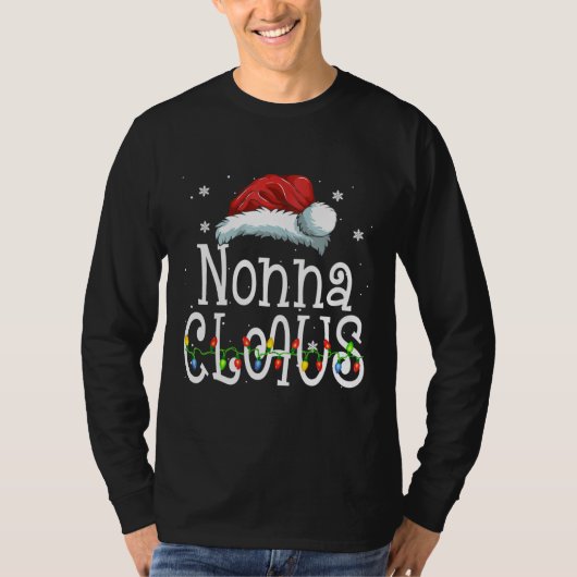 Nonna Claus Shirt Christmas Pajama Family (Vorderseite)